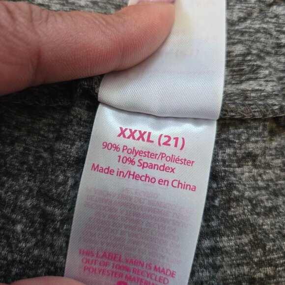 Women's Charcoal grey Leggings Size XXXL NEW - Picture 4 of 5